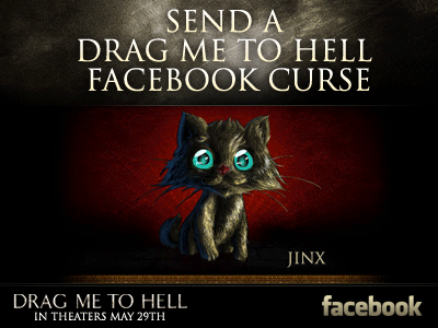 Send A Drag Me To Hell Facebook Curse