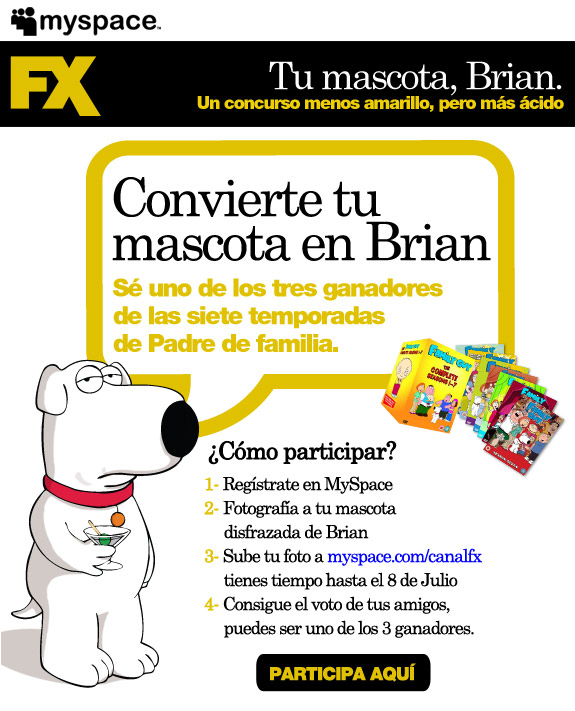 Convierte a tu mascota en brian!