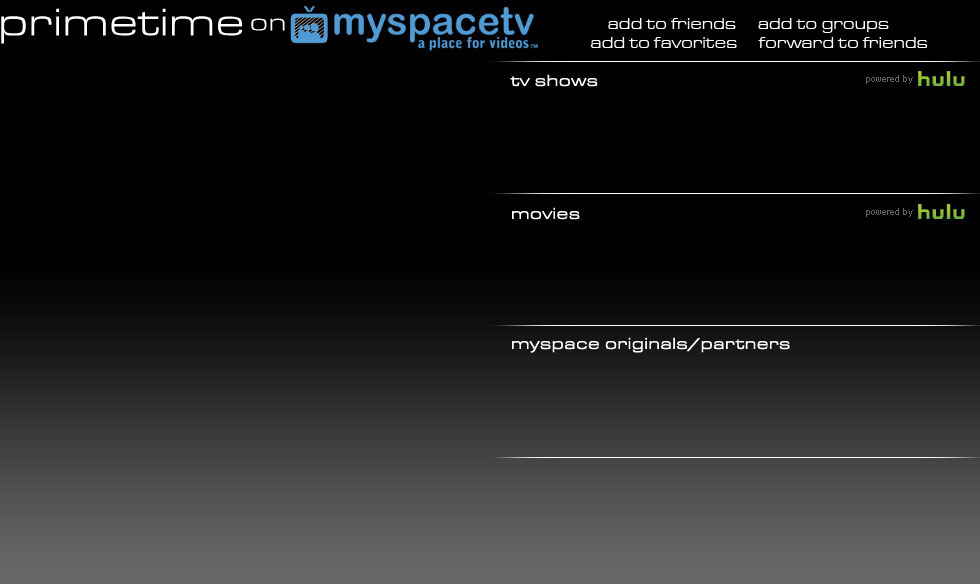 Primetime on MySpaceTV