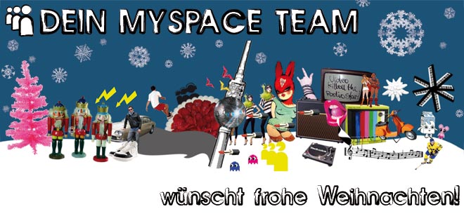 Dein MySpace Team wünscht frohe Weihnachten