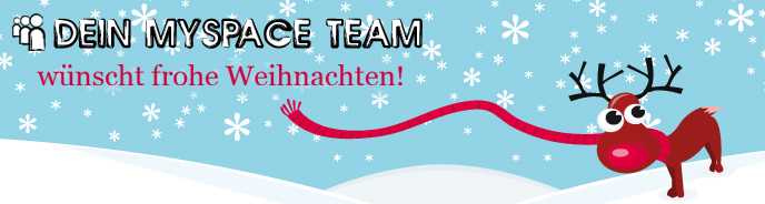 Dein MySpace Team w&uuml;nscht frohe Weihnachten!