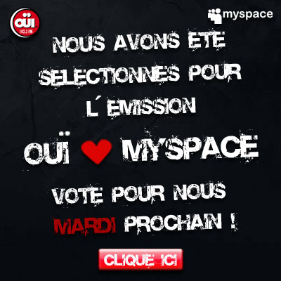 Vote pour nous Mardi prochain