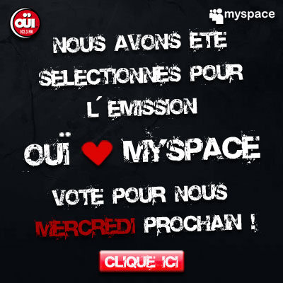 Vote pour nous Mercredi prochain