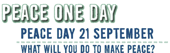 Peace One Day: 21st September - what will you do?